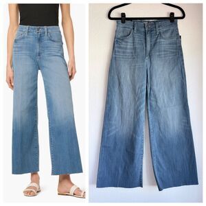 NWT Joe's Jeans Women's High Rise Wide Leg Ankle Jeans in Peru Medium Wash Sz 26
